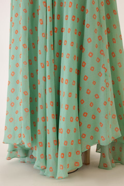 Jade Bandani Print Tunic Set