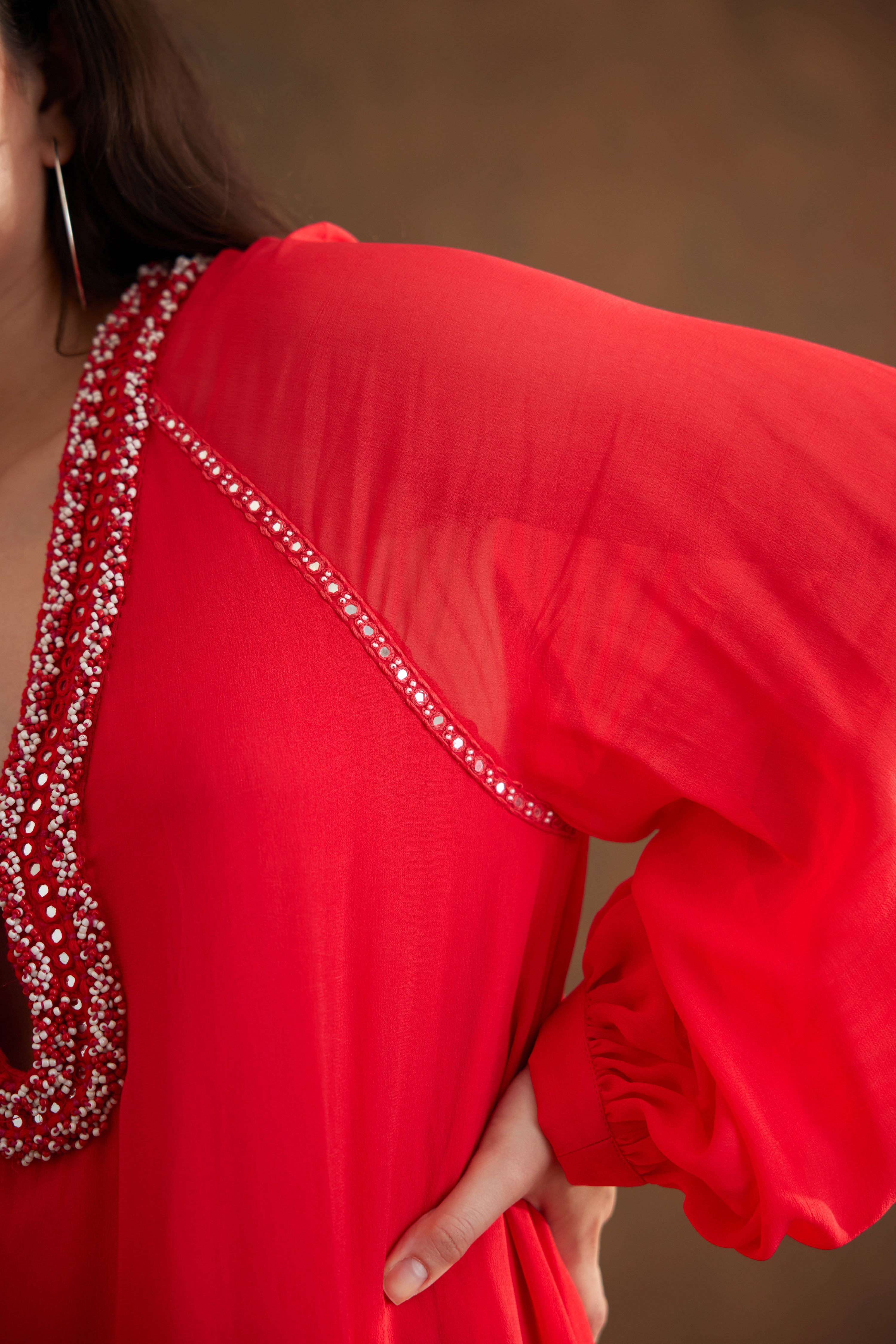 Coral Maxi dress