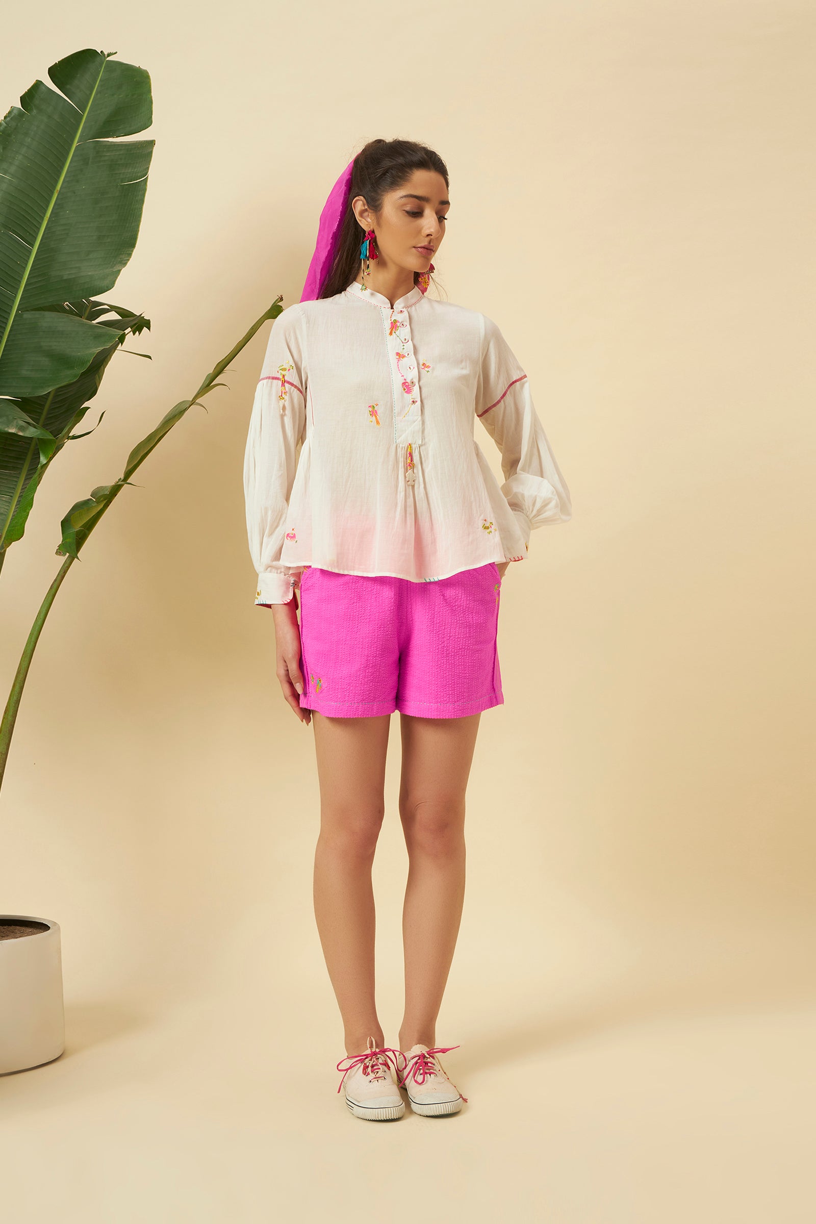 IVORY SHIRT TOP