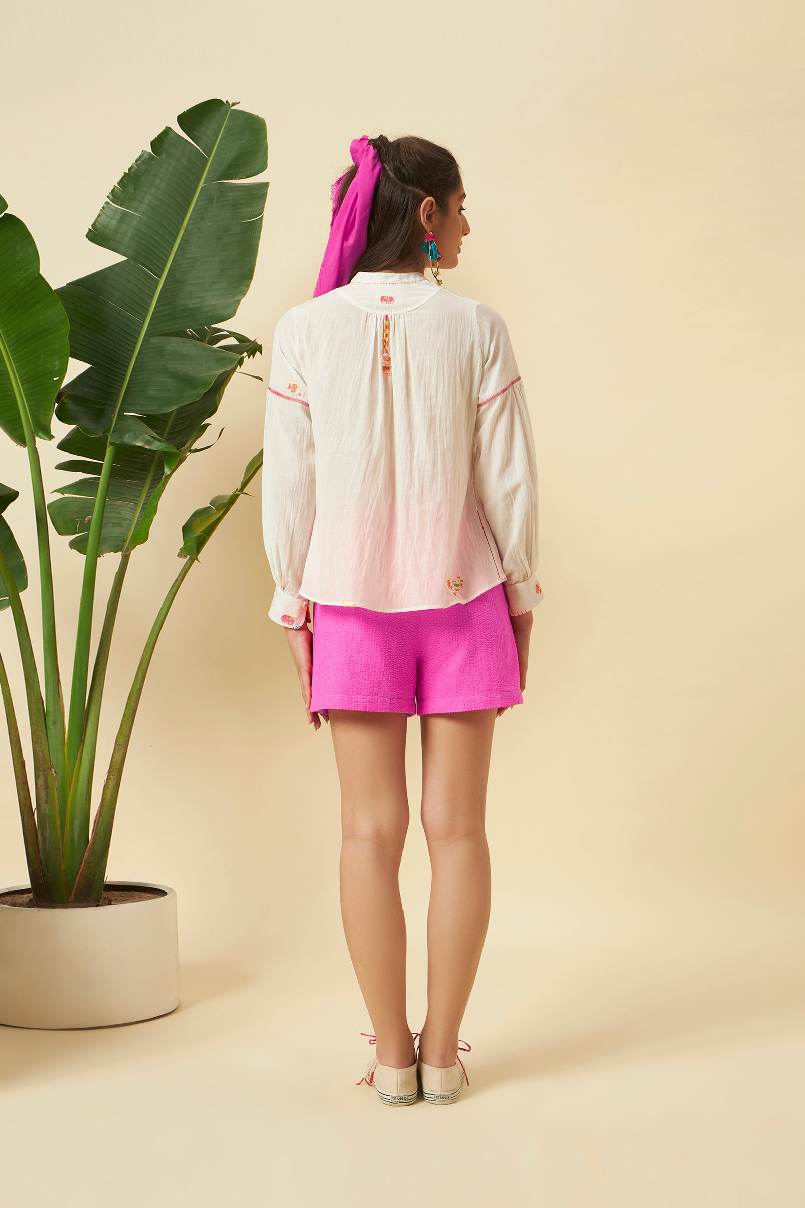 IVORY SHIRT TOP