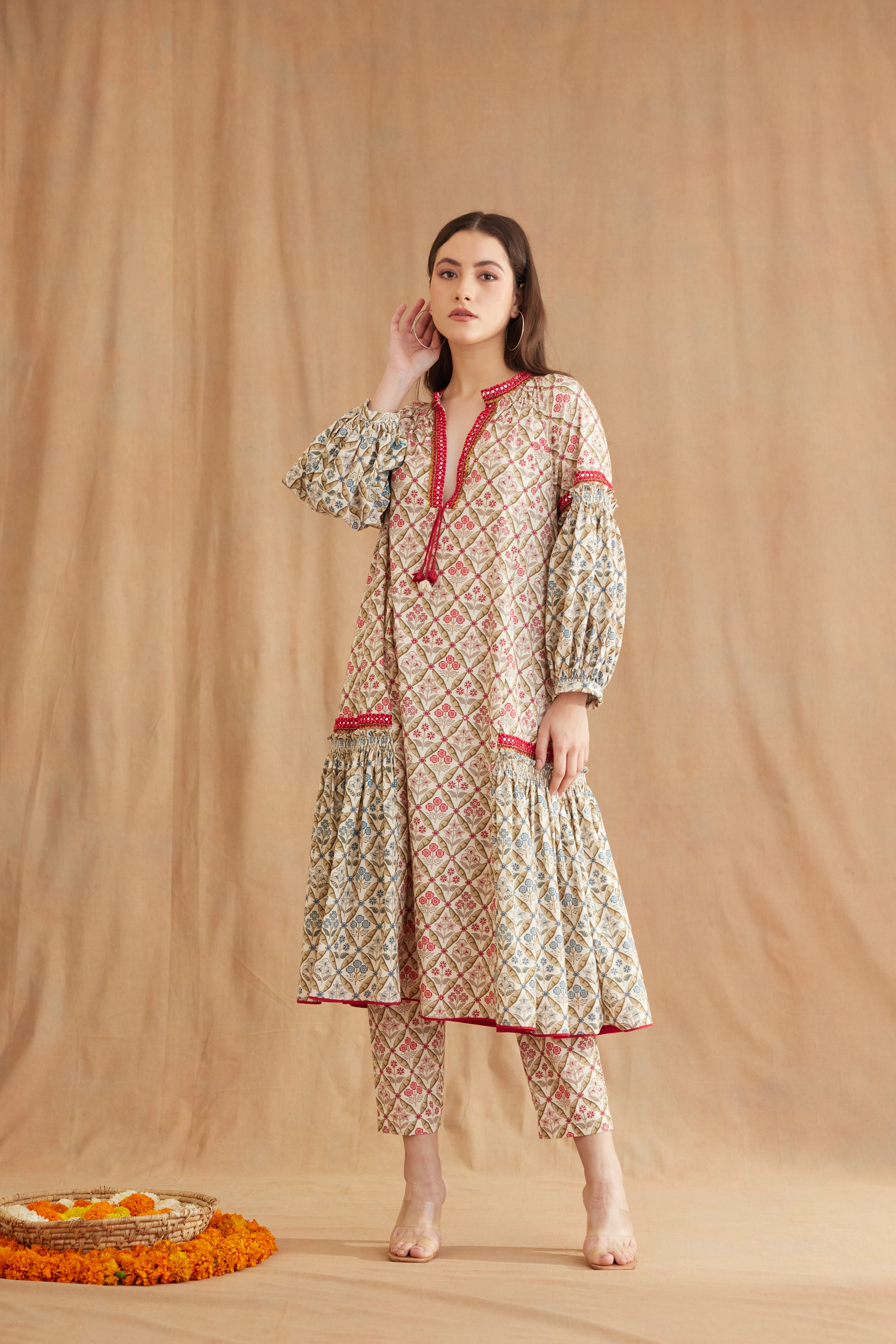 Bespoke mughal print co-ord sets