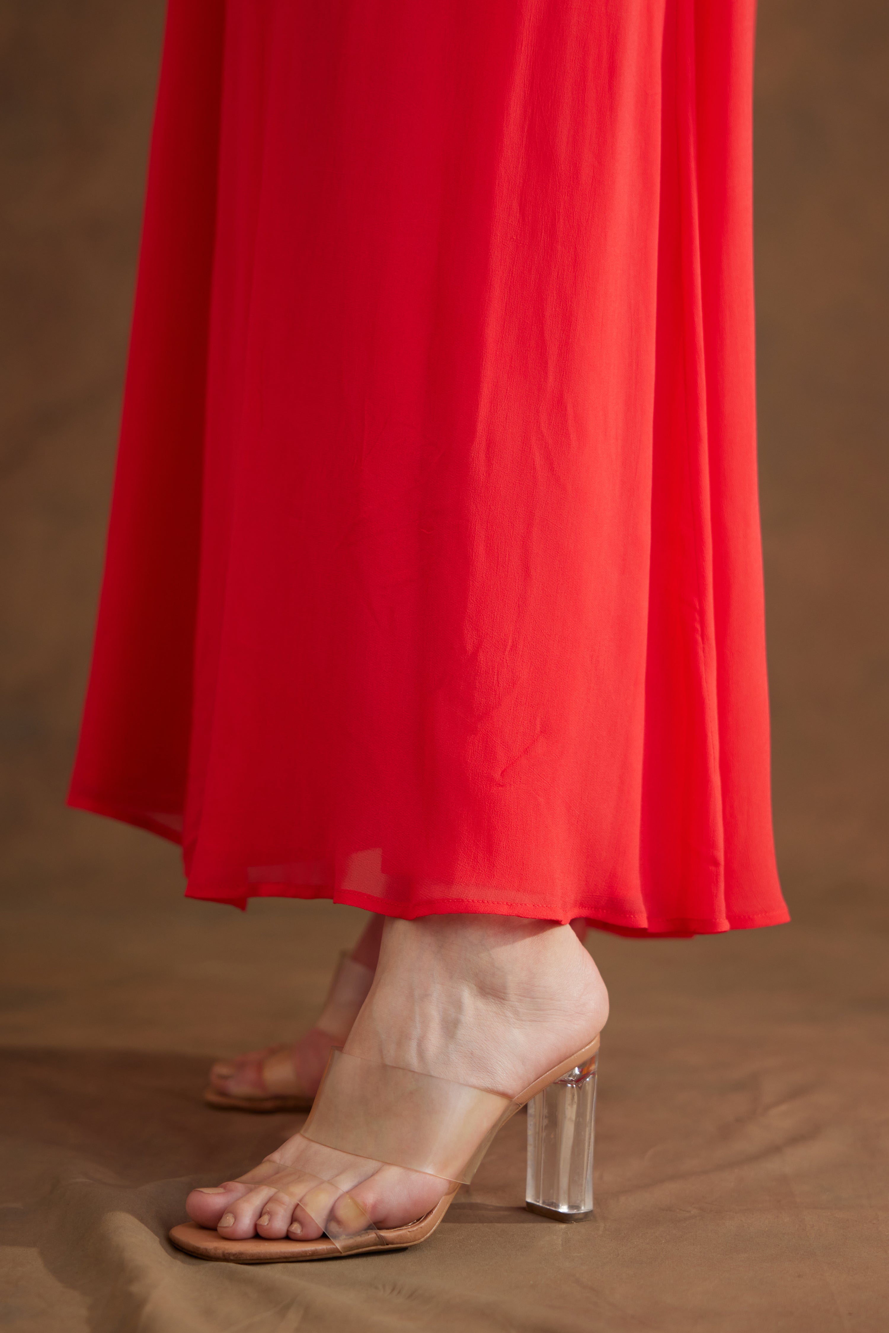 Coral Maxi dress