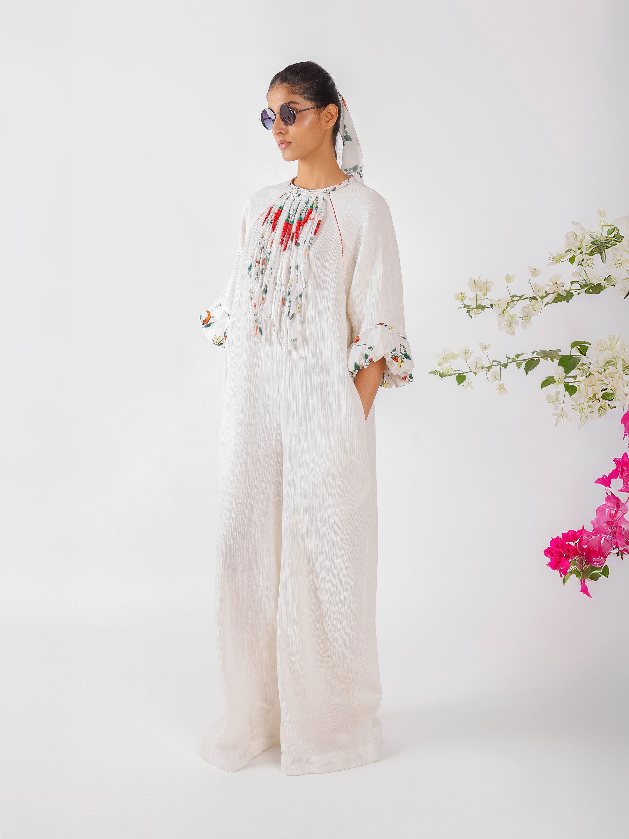 CHEESE CLOTH JUMPSUIT