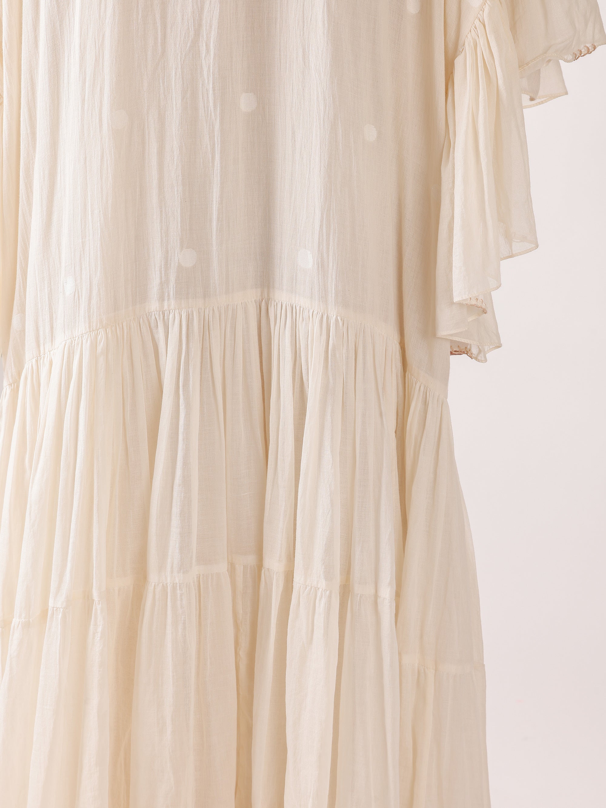 LONG JAAMDANI DRESS