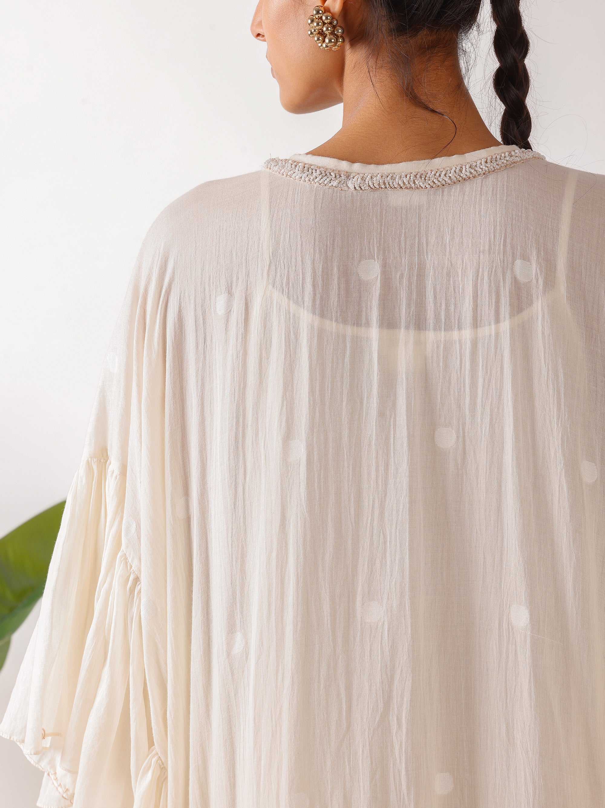 LONG JAAMDANI DRESS