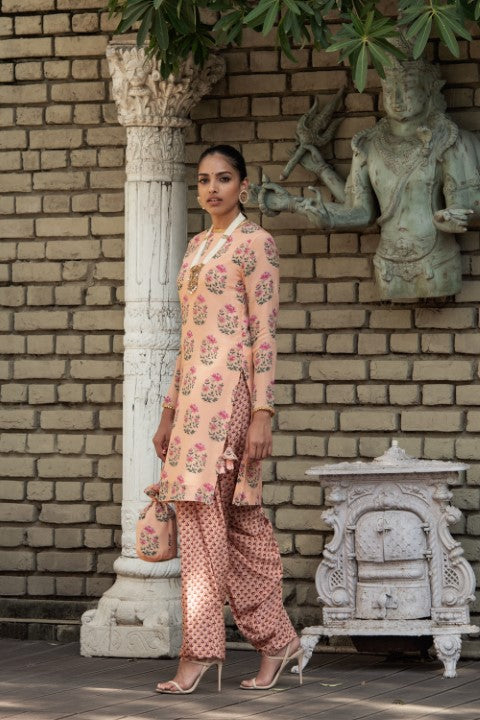 KURTA WITH SEMI PATIALA SALWAR