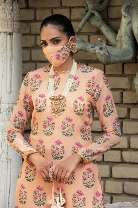 KURTA WITH SEMI PATIALA SALWAR