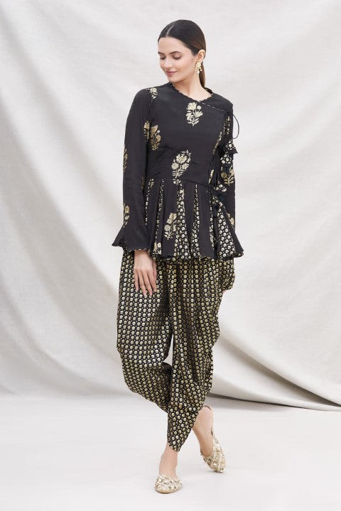 GODET CHOTU ANGRAKHA PAIRED WITH DHOTI