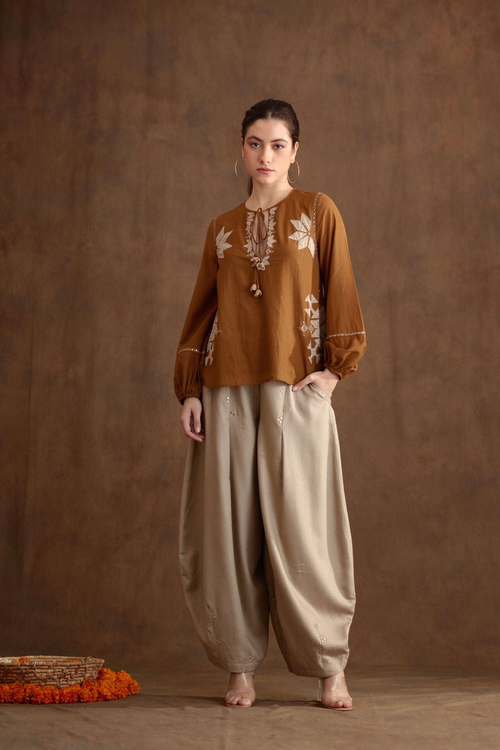 Fawn Baggy Pants