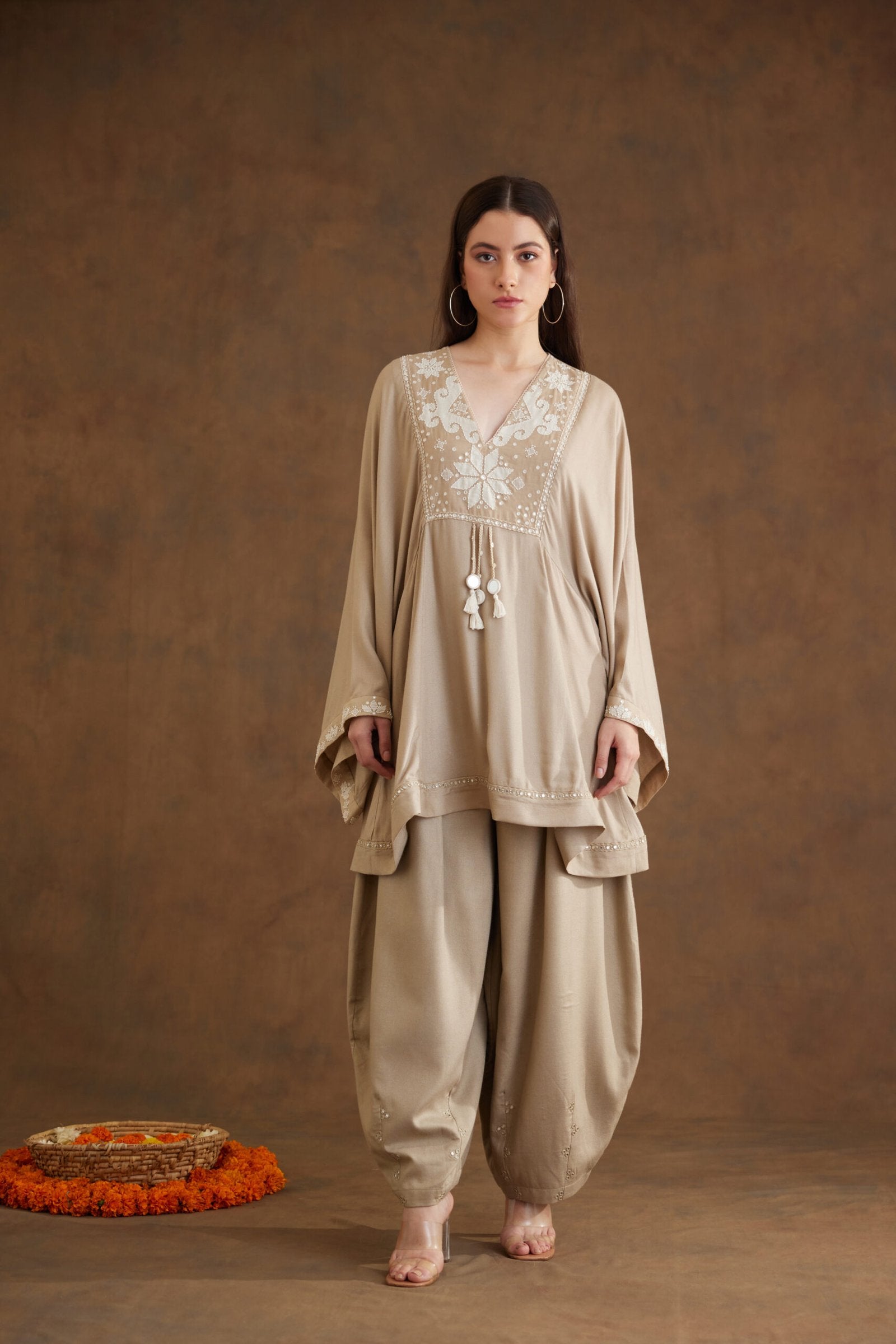 Fawn Kaftan Dress