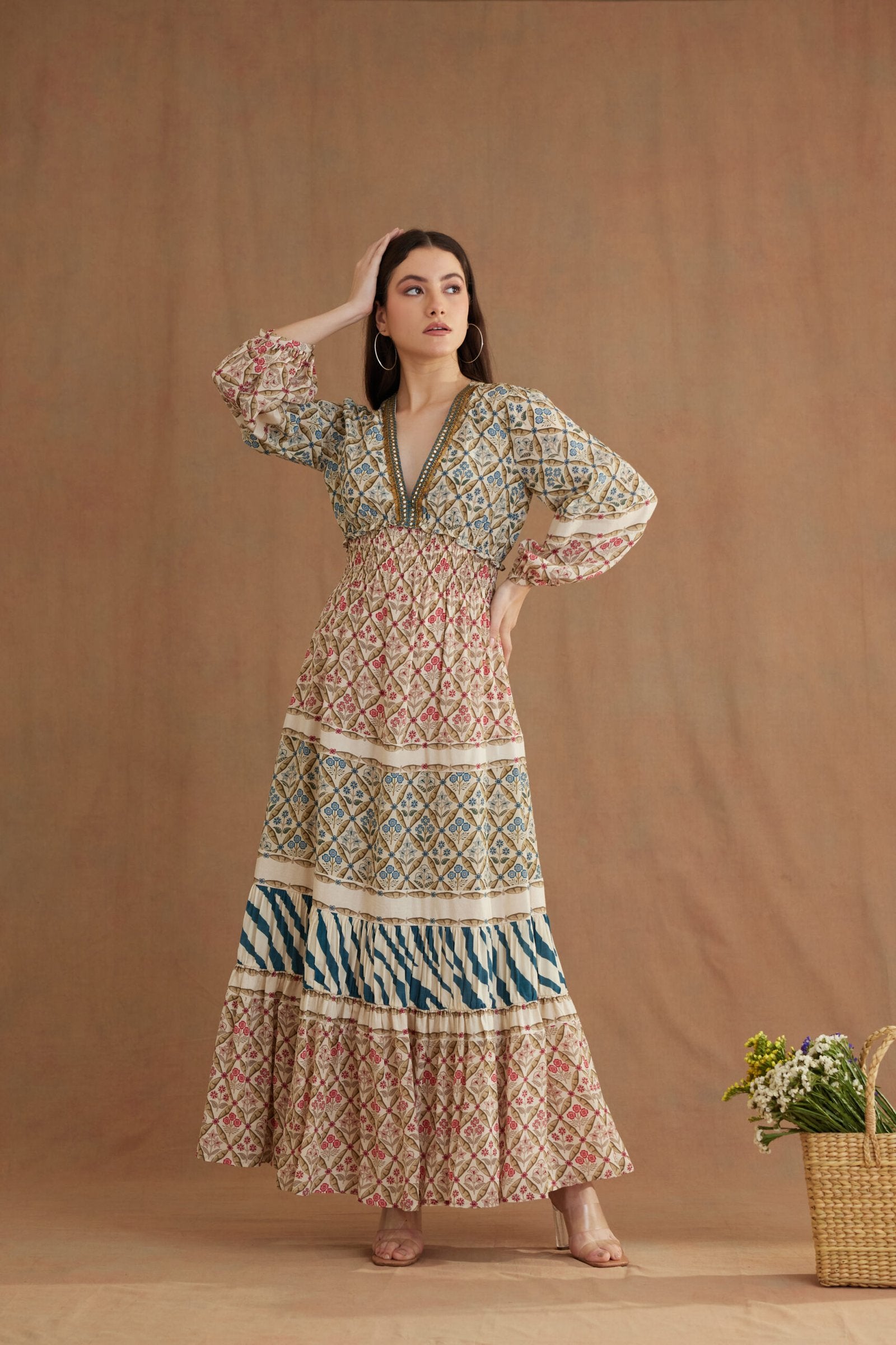 Bespoke Tier Maxi Dress