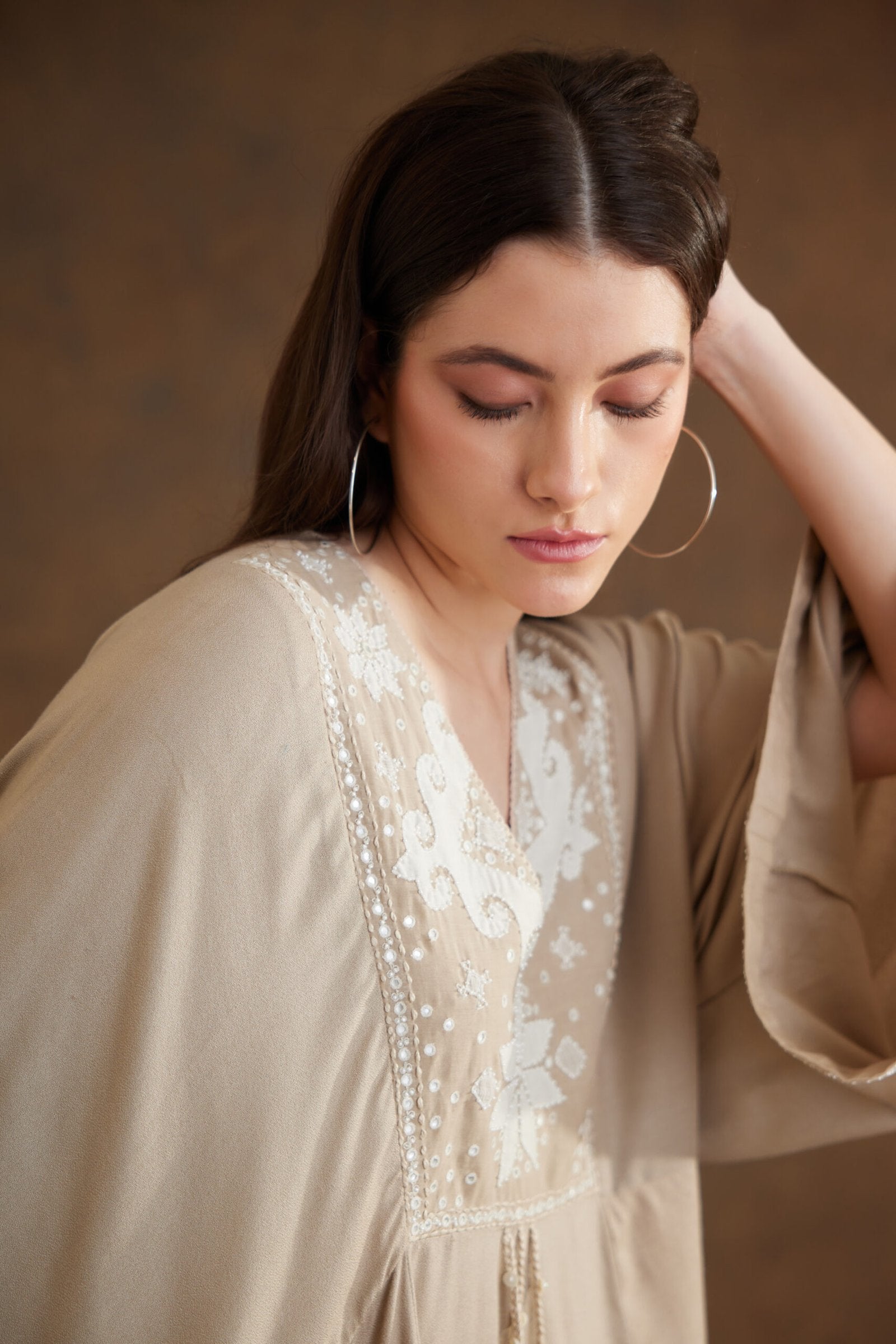 Fawn Kaftan Dress