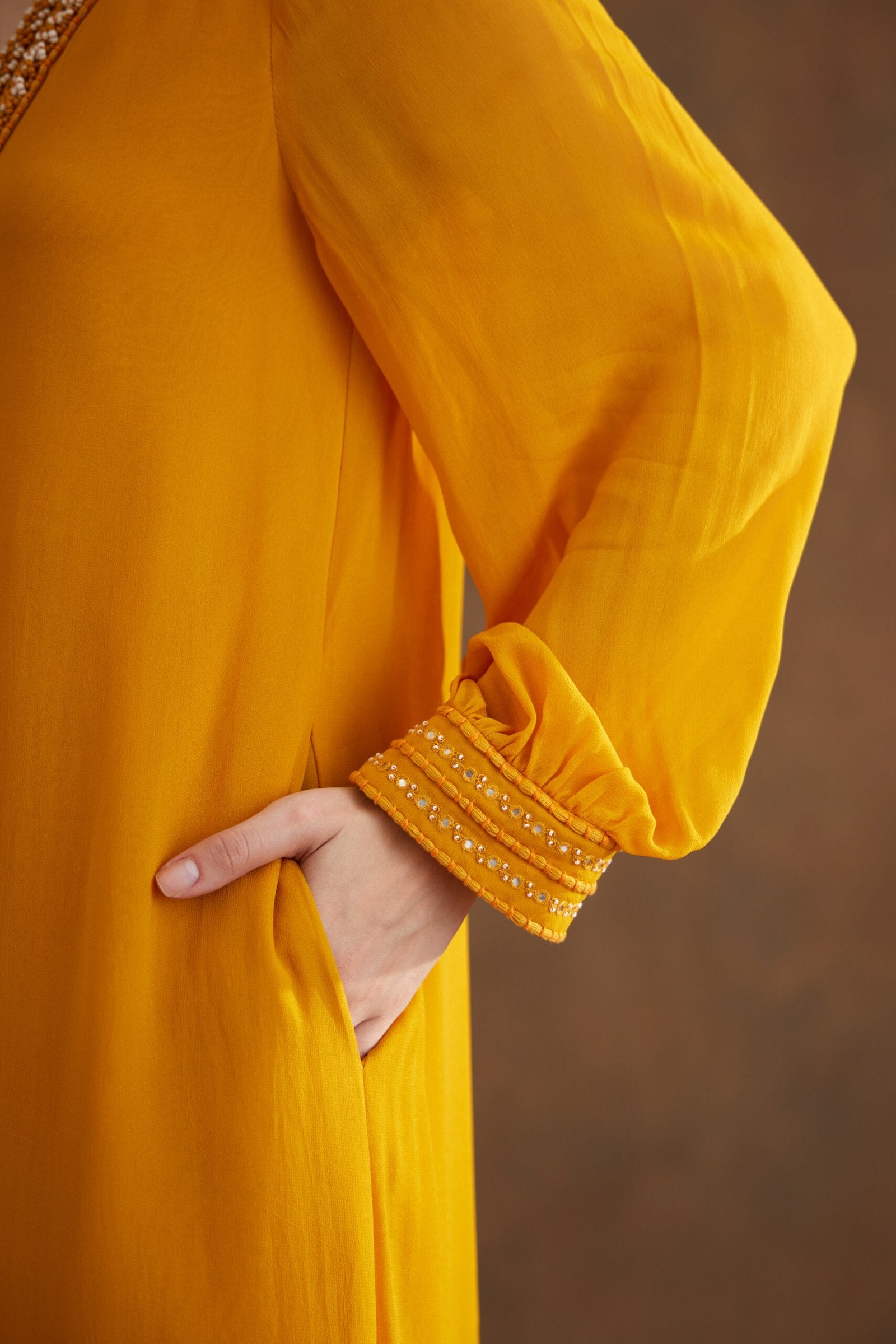 Ochre Maxi Dress