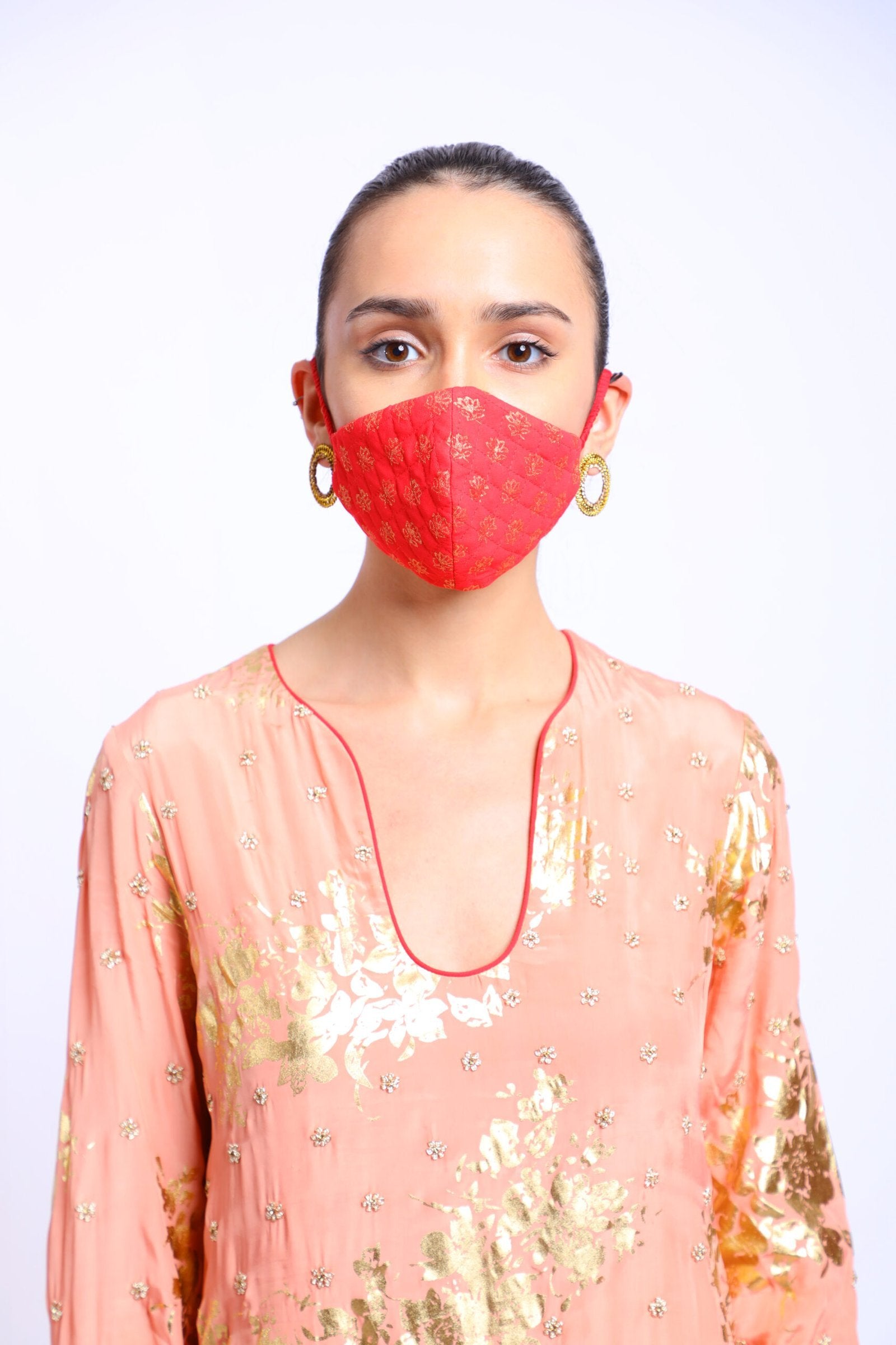Gajari quilted cotton Mask