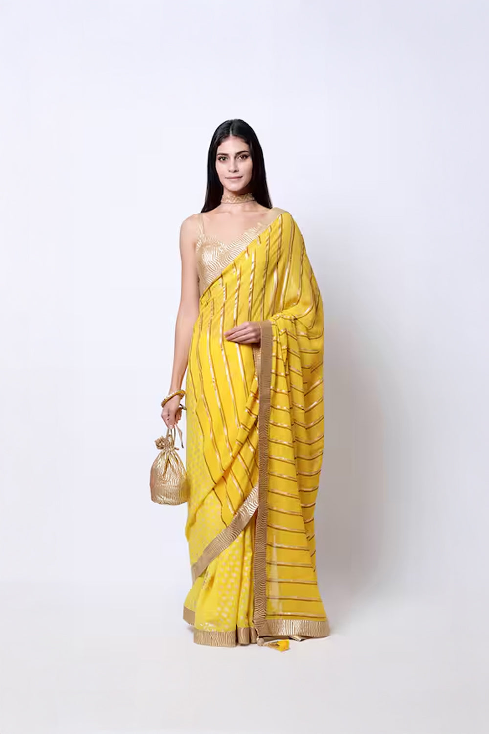 Kareena Kapoor In Embroidered Chiffon Saree with Blouse