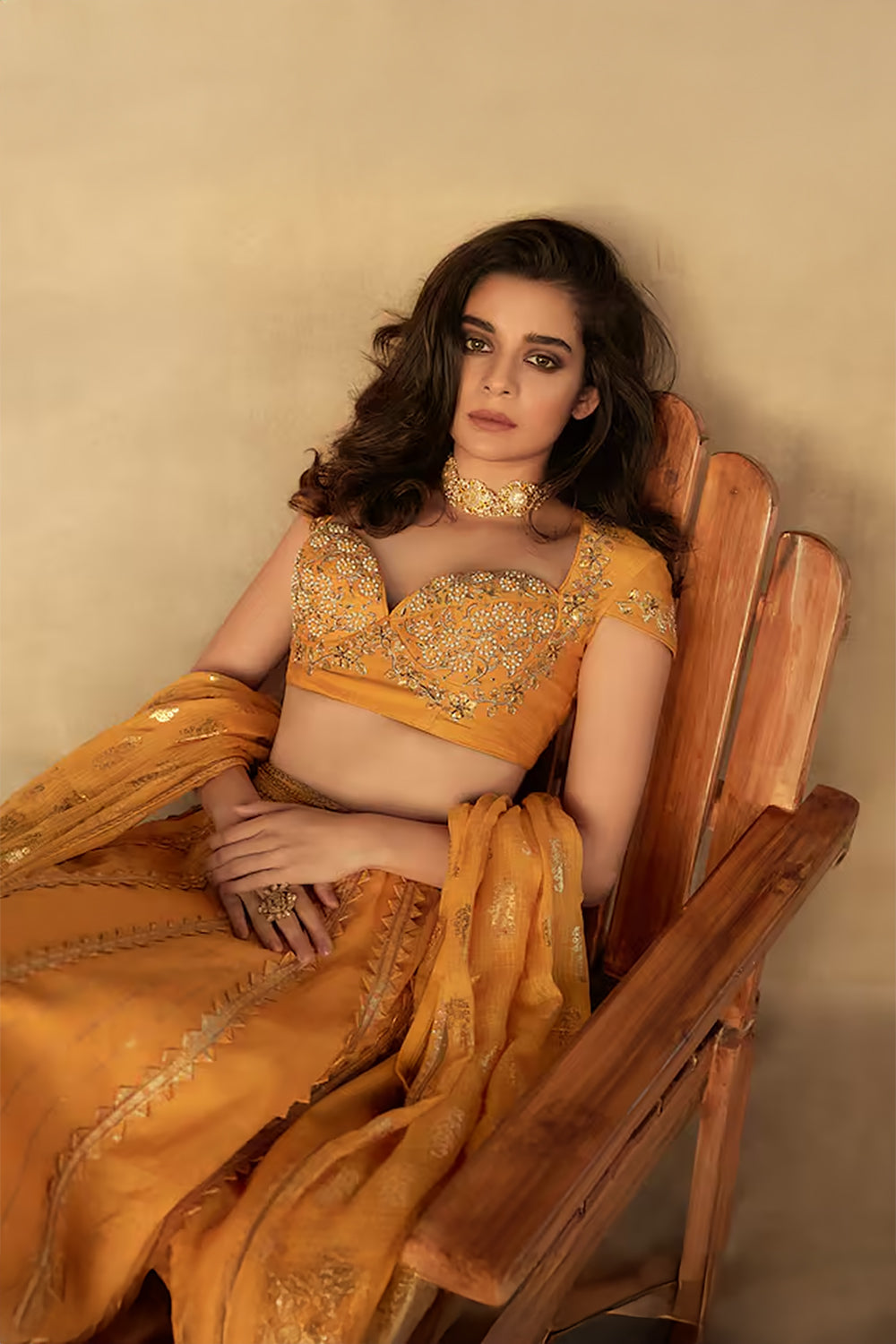 Mithila Palkar in Embroidered Lehenga Set
