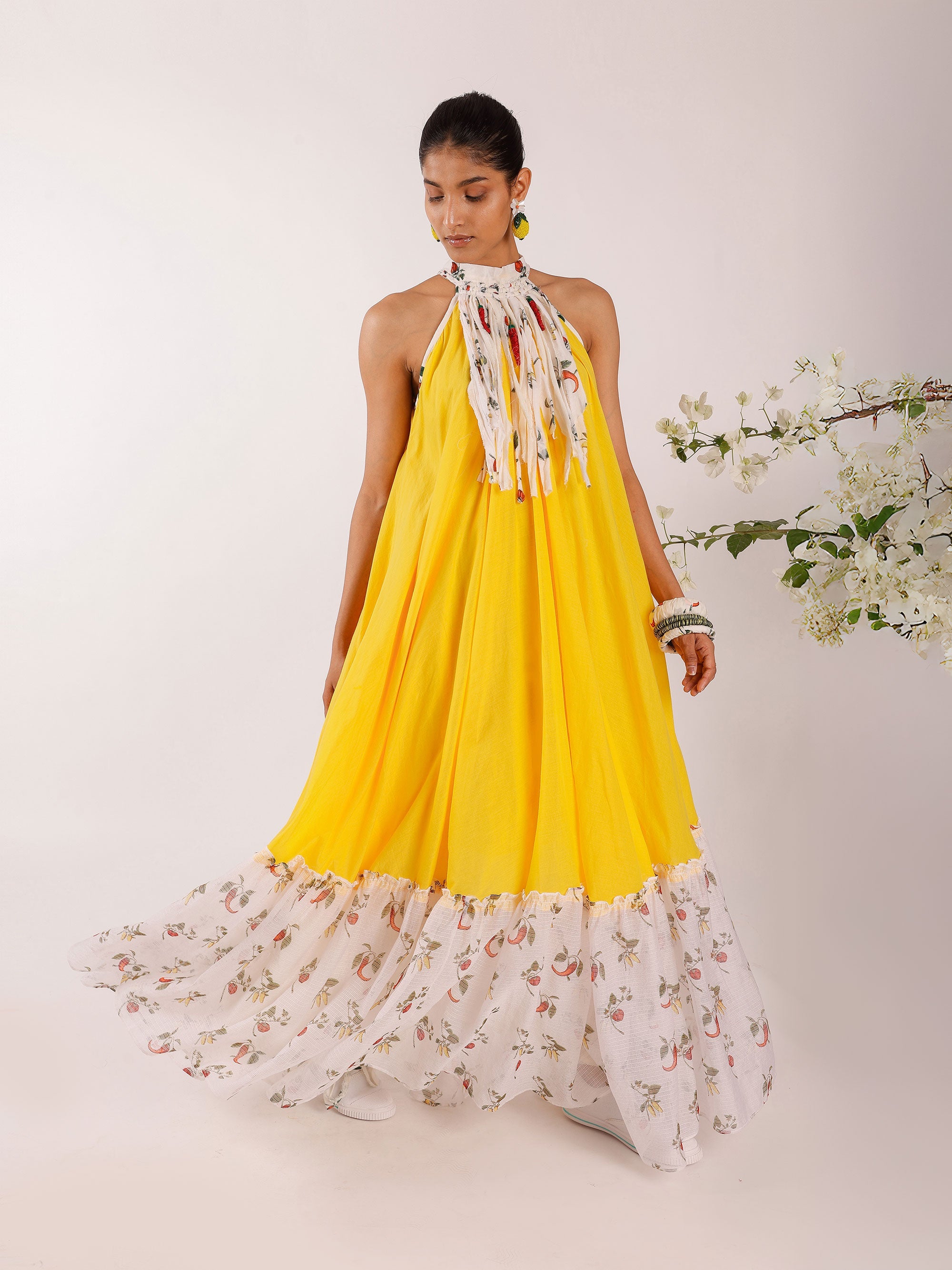 YELLOW MAXI DRESS