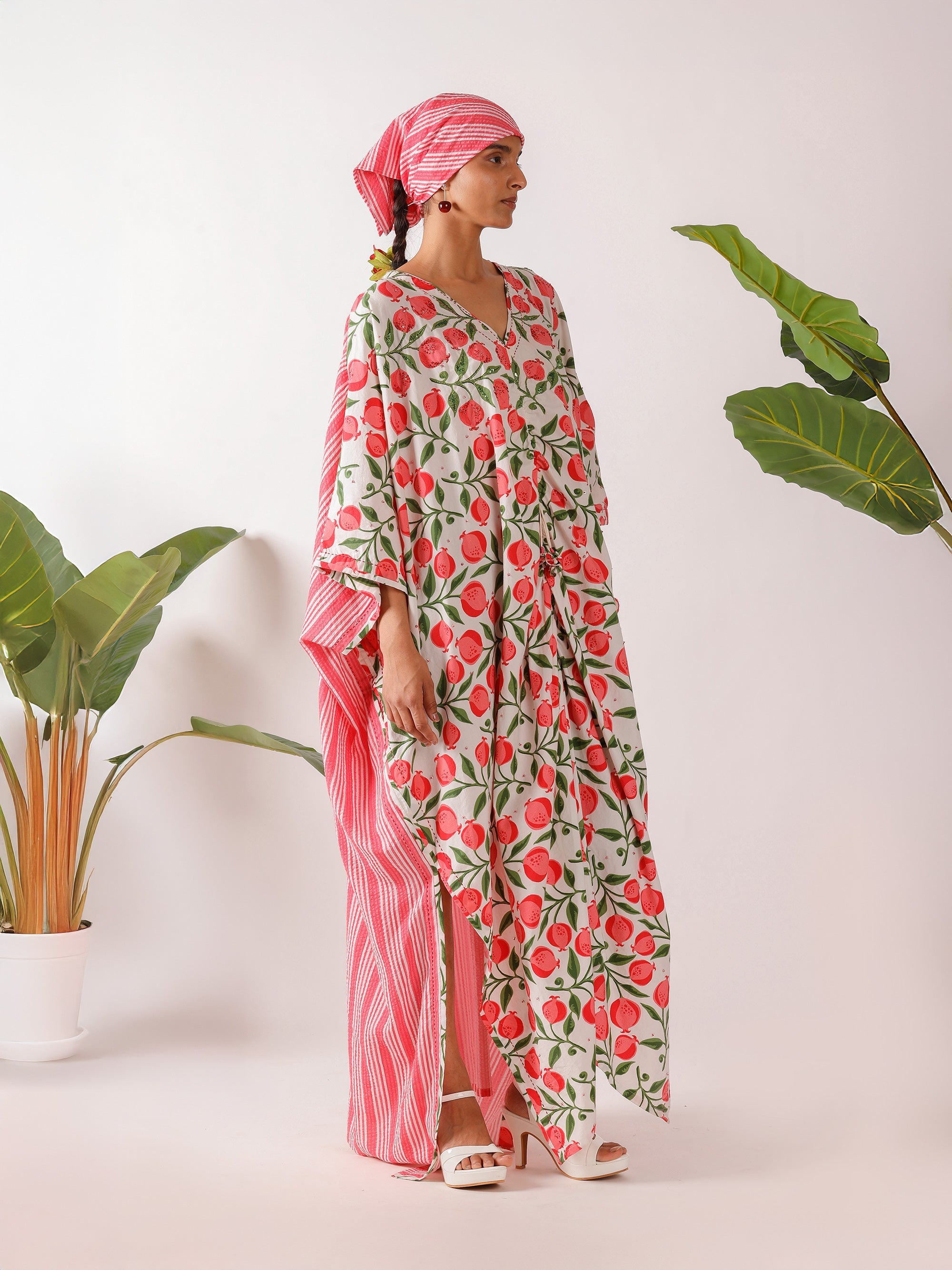 POMEGRANATE KAFTAN