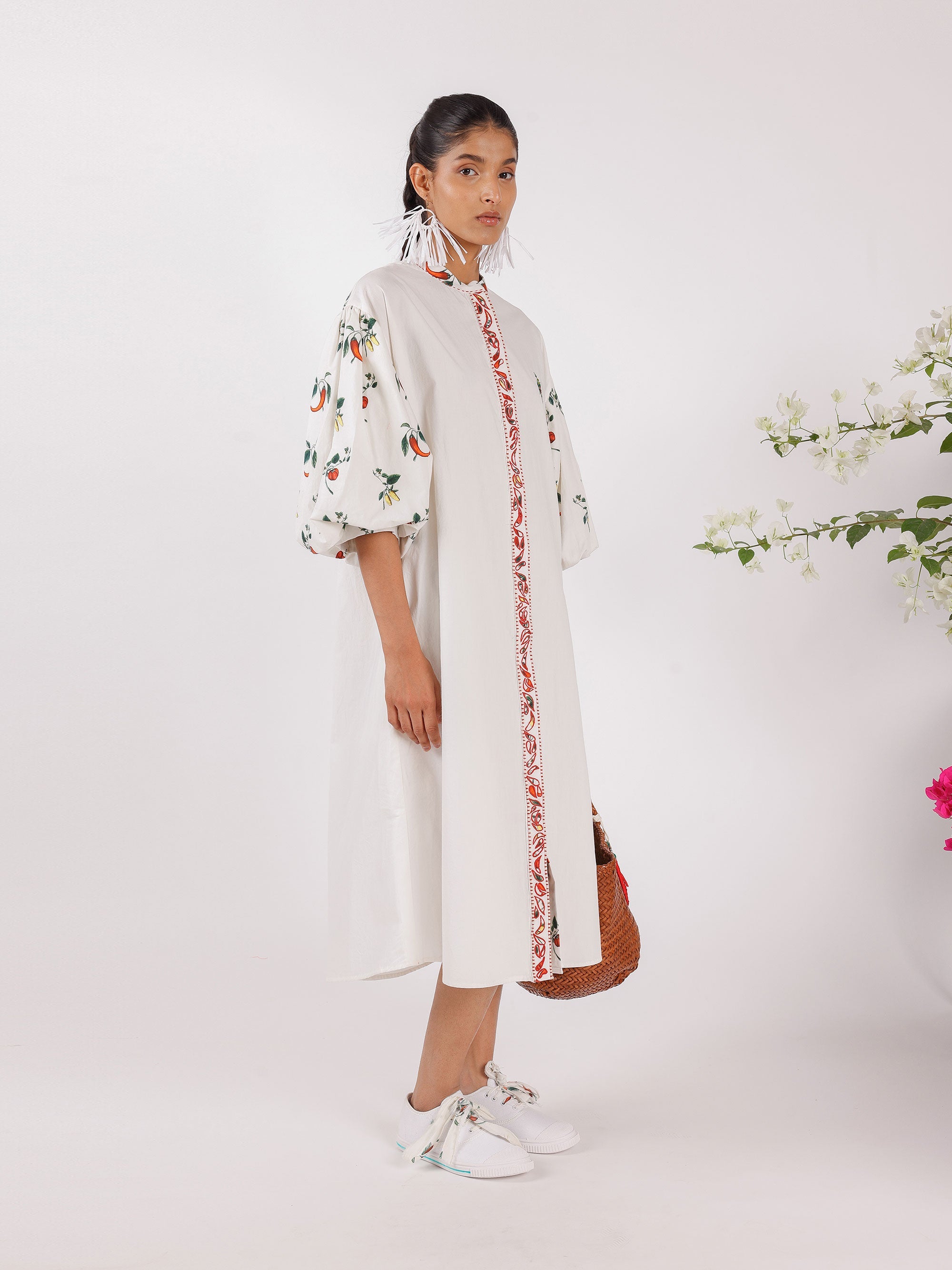 POPLINE SHIRT DRESS